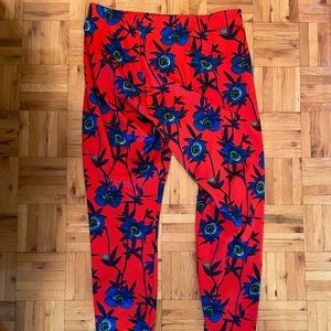 H&M floral skinny pants